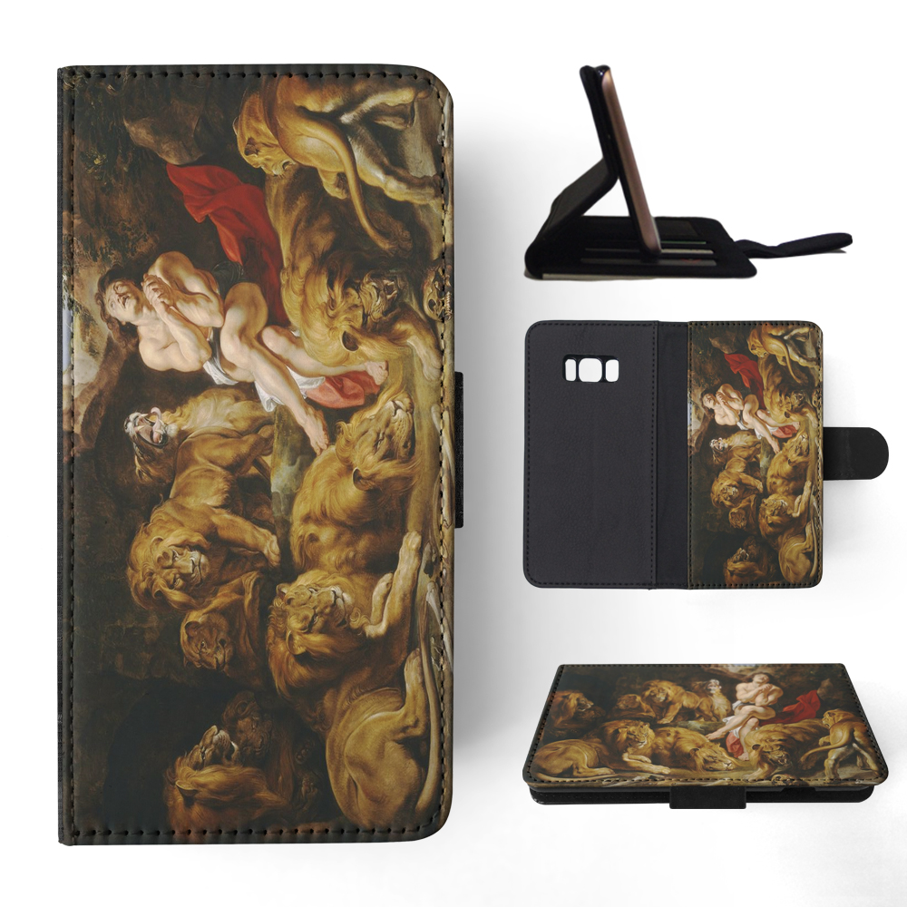 FLIP CASE FOR SAMSUNG GALAXY|PETER PAUL RUBENS - DANIEL IN THE LIONS' DEN ART - Picture 106 of 120