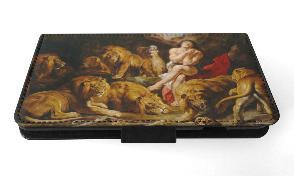 FLIP CASE FOR SAMSUNG GALAXY|PETER PAUL RUBENS - DANIEL IN THE LIONS' DEN ART - Picture 88 of 120