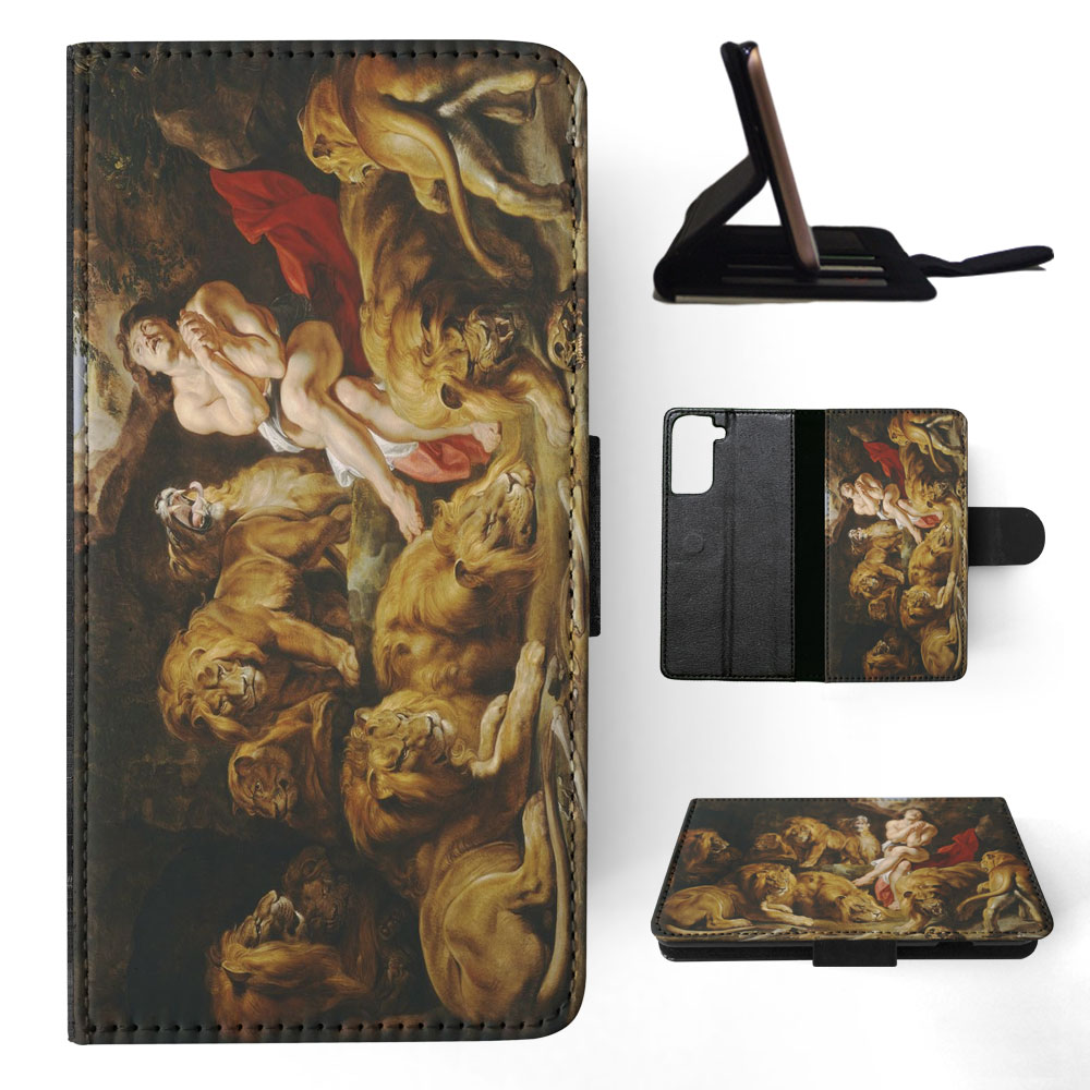 FLIP CASE FOR SAMSUNG GALAXY|PETER PAUL RUBENS - DANIEL IN THE LIONS' DEN ART - Picture 61 of 120