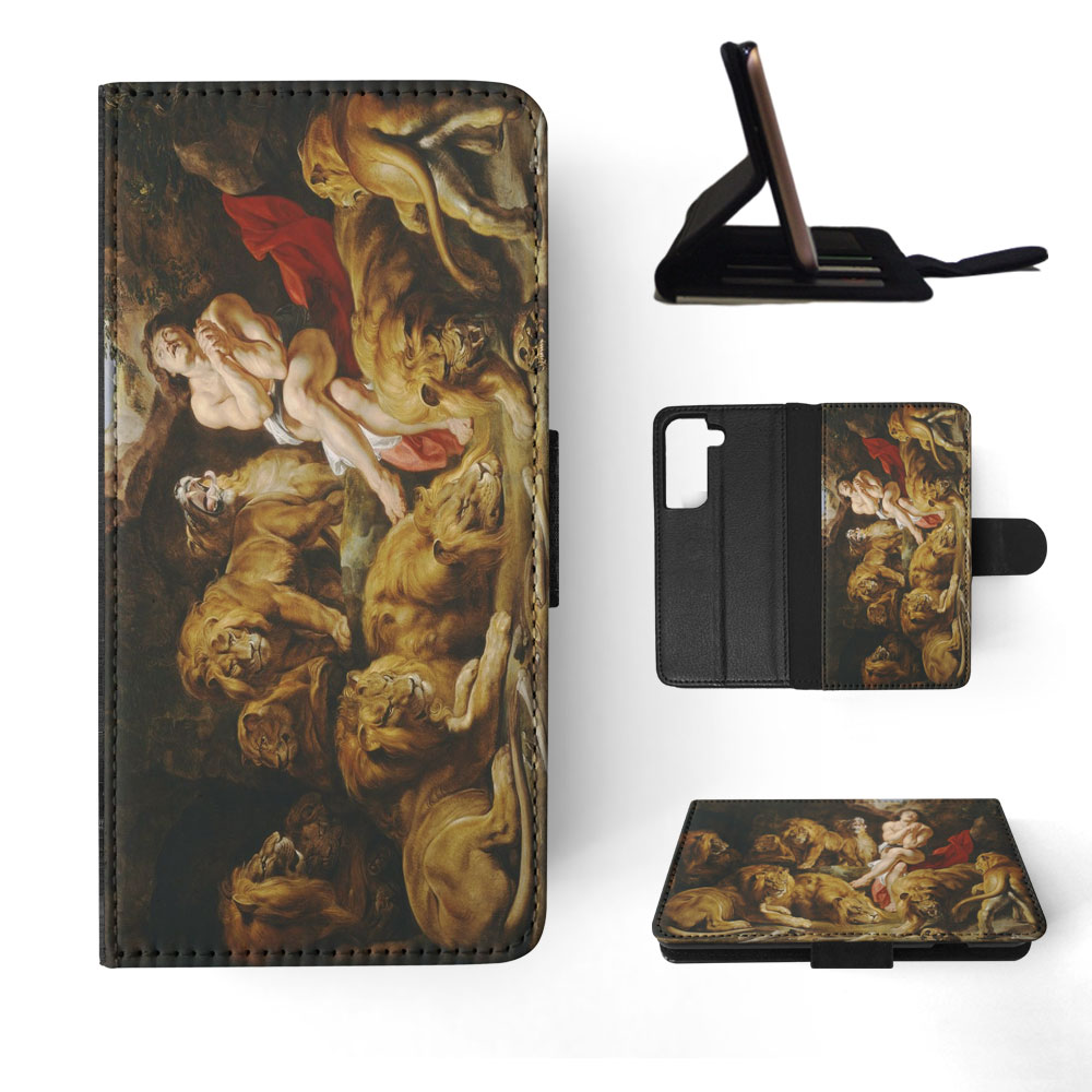 FLIP CASE FOR SAMSUNG GALAXY|PETER PAUL RUBENS - DANIEL IN THE LIONS' DEN ART - Picture 46 of 120