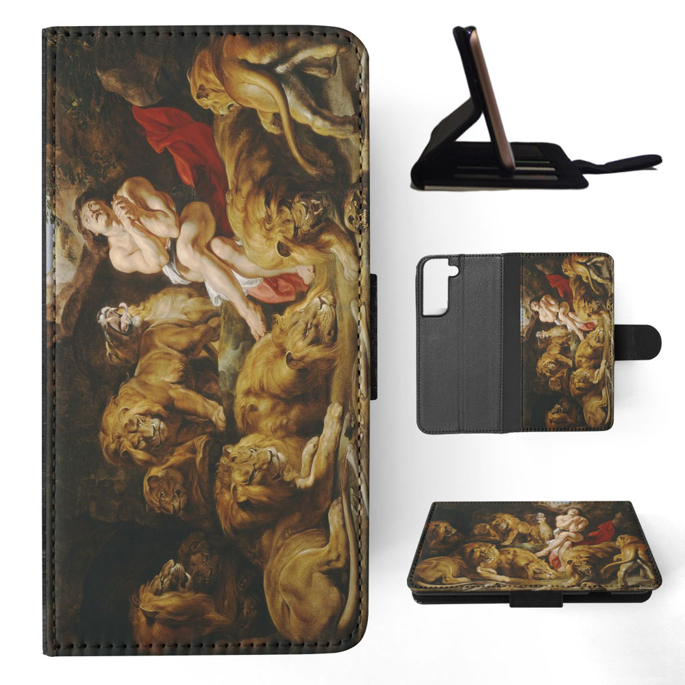 FLIP CASE FOR SAMSUNG GALAXY|PETER PAUL RUBENS - DANIEL IN THE LIONS' DEN ART - Picture 41 of 120