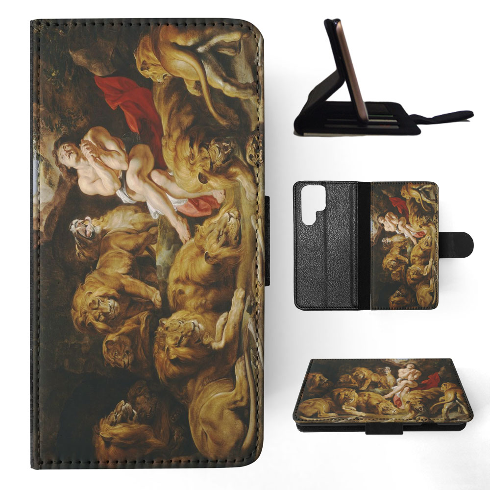FLIP CASE FOR SAMSUNG GALAXY|PETER PAUL RUBENS - DANIEL IN THE LIONS' DEN ART - Picture 36 of 120