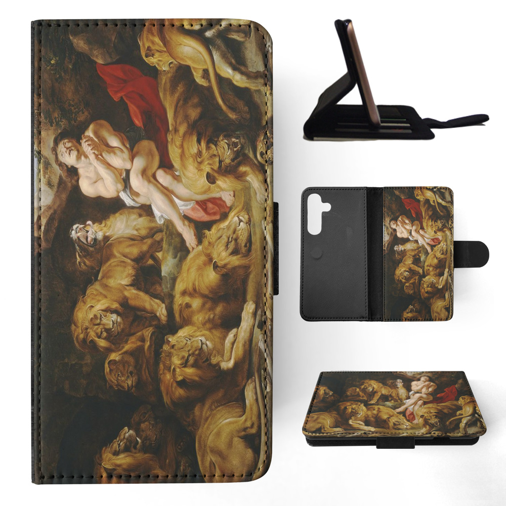 FLIP CASE FOR SAMSUNG GALAXY|PETER PAUL RUBENS - DANIEL IN THE LIONS' DEN ART - Picture 16 of 120