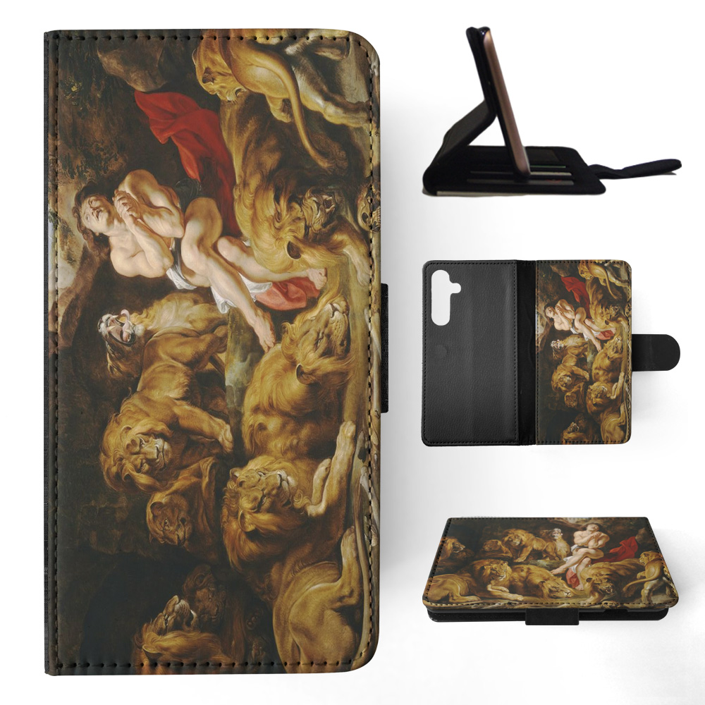 FLIP CASE FOR SAMSUNG GALAXY|PETER PAUL RUBENS - DANIEL IN THE LIONS' DEN ART - Picture 11 of 120