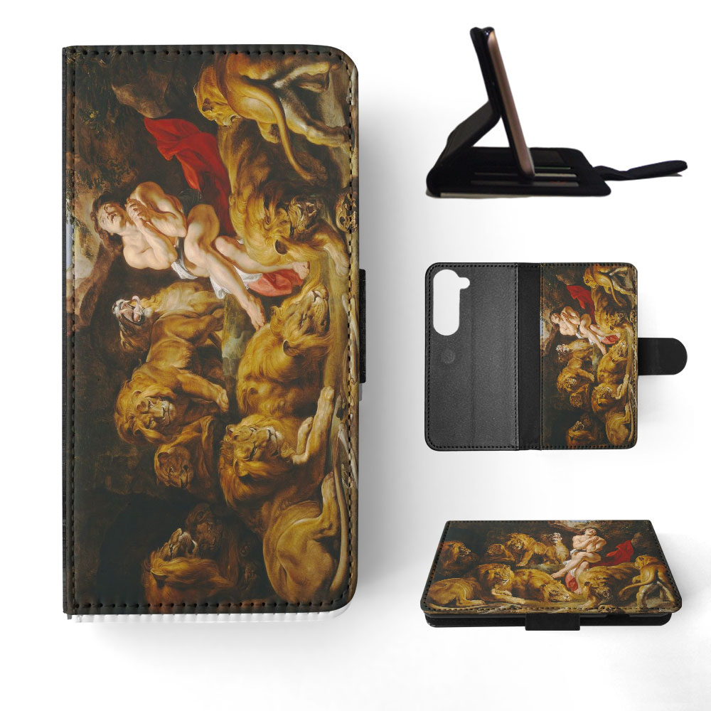 FLIP CASE FOR SAMSUNG GALAXY|PETER PAUL RUBENS - DANIEL IN THE LIONS' DEN ART - Picture 31 of 120