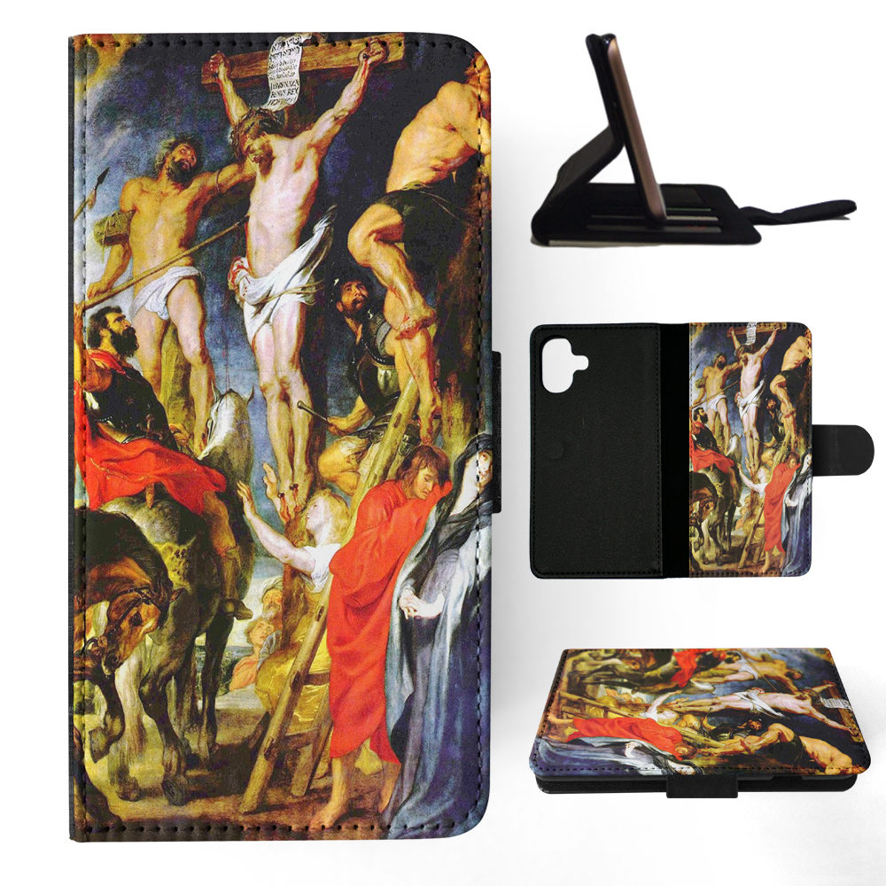 FLIP CASE FOR APPLE IPHONE|PETER PAUL RUBENS - CHRIST ON THE CROSS ART