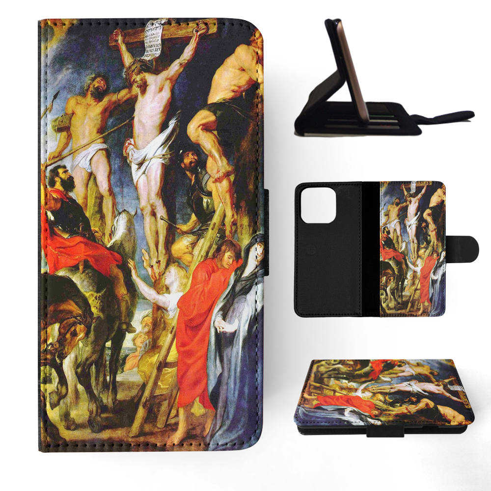 FLIP CASE FOR APPLE IPHONE|PETER PAUL RUBENS - CHRIST ON THE CROSS ART