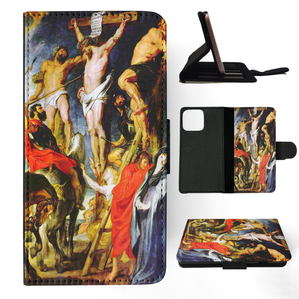 FLIP CASE FOR APPLE IPHONE|PETER PAUL RUBENS - CHRIST ON THE CROSS ART