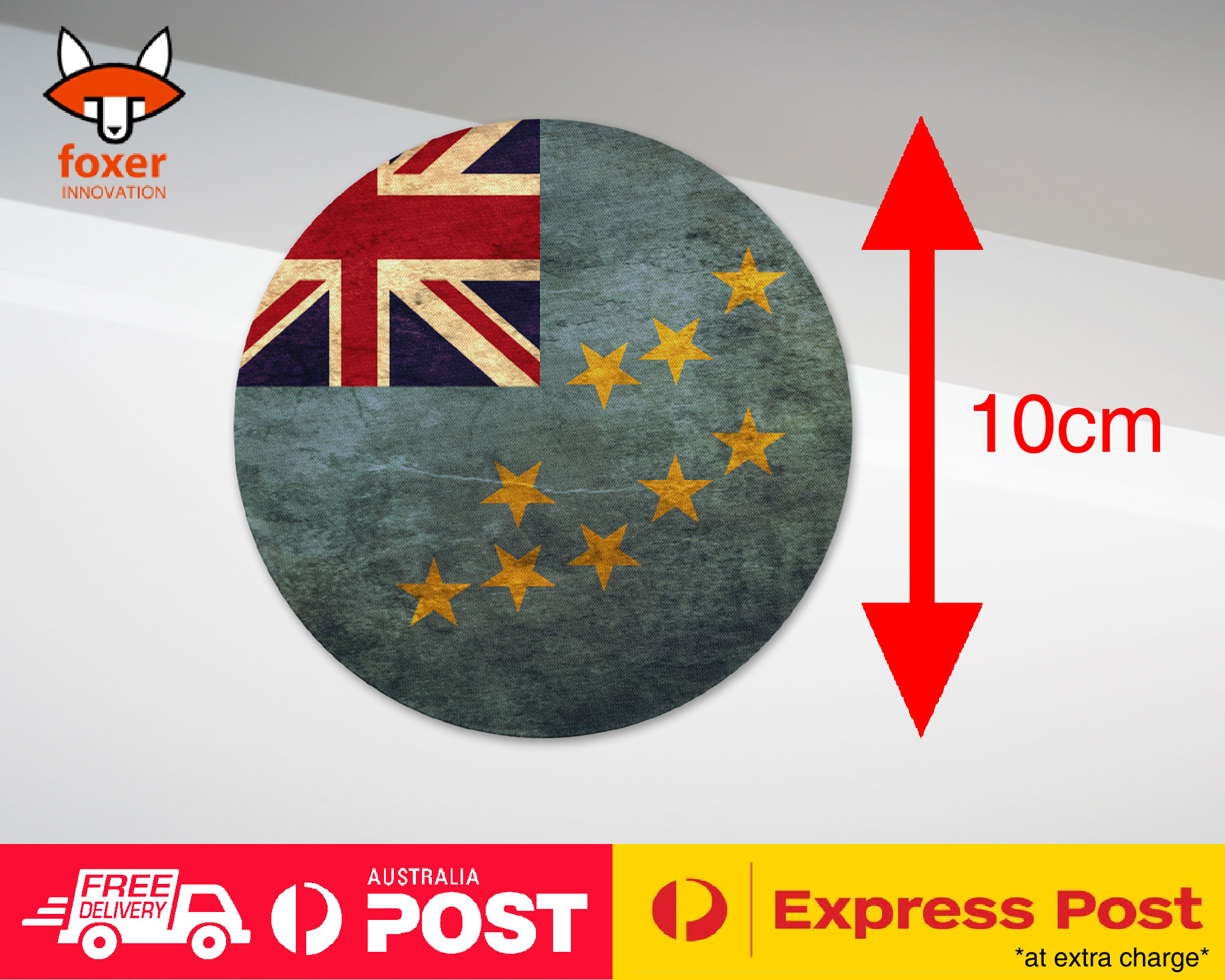 COASTER COFFEE DRINKING MAT|TUVALU COUNTRY FLAG 156