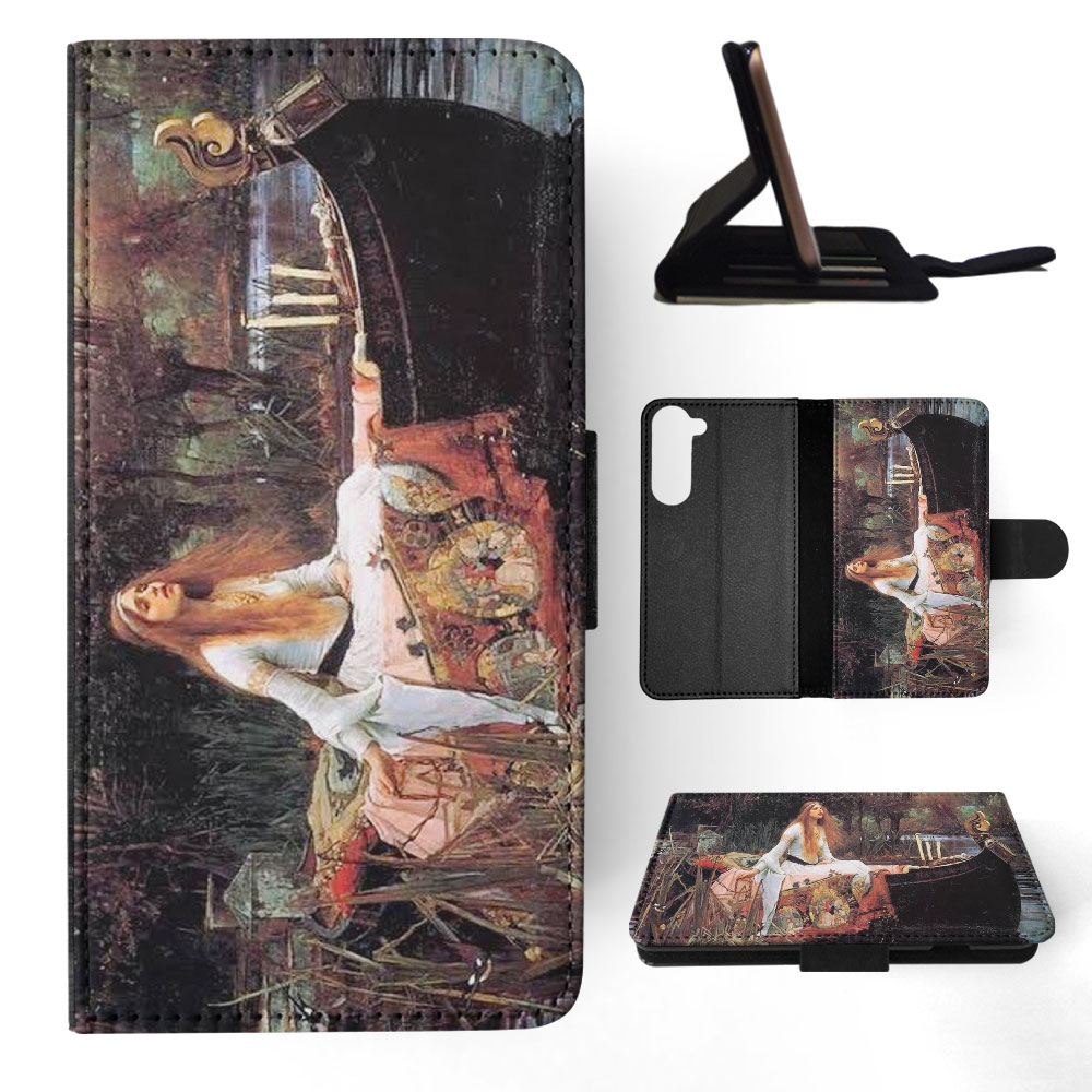 FLIP CASE FOR SAMSUNG GALAXY|JOHN WILLIAM WATERHOUSE - THE LADY OF SHALOTT ART - Picture 26 of 120