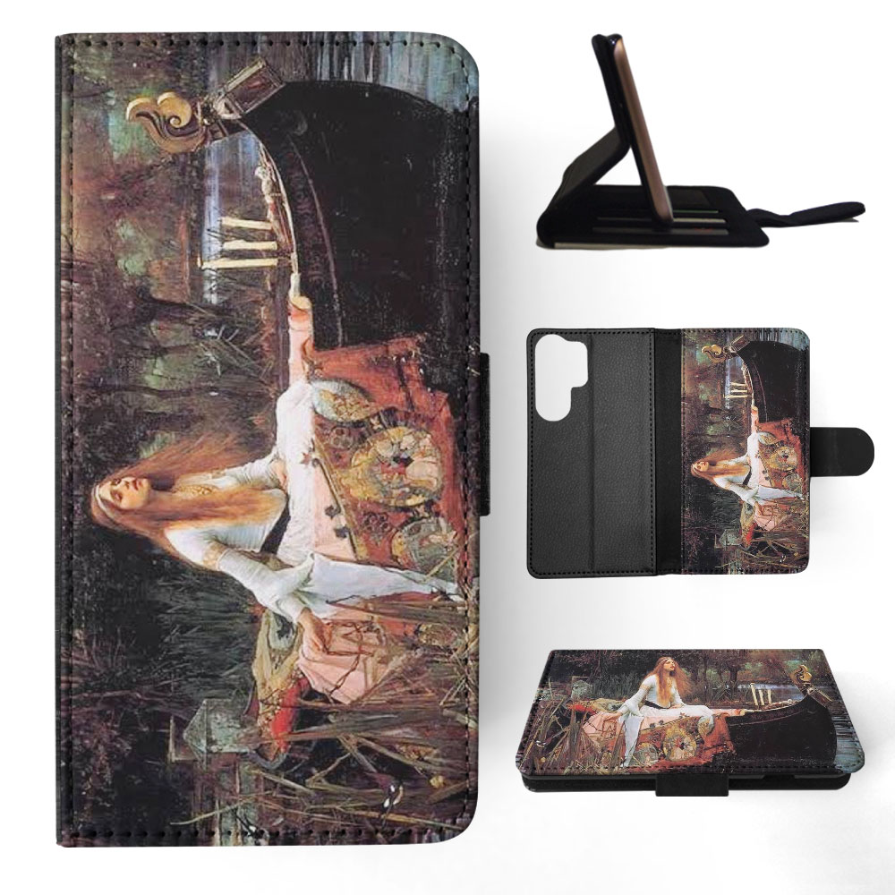 FLIP CASE FOR SAMSUNG GALAXY|JOHN WILLIAM WATERHOUSE - THE LADY OF SHALOTT ART - Picture 21 of 120