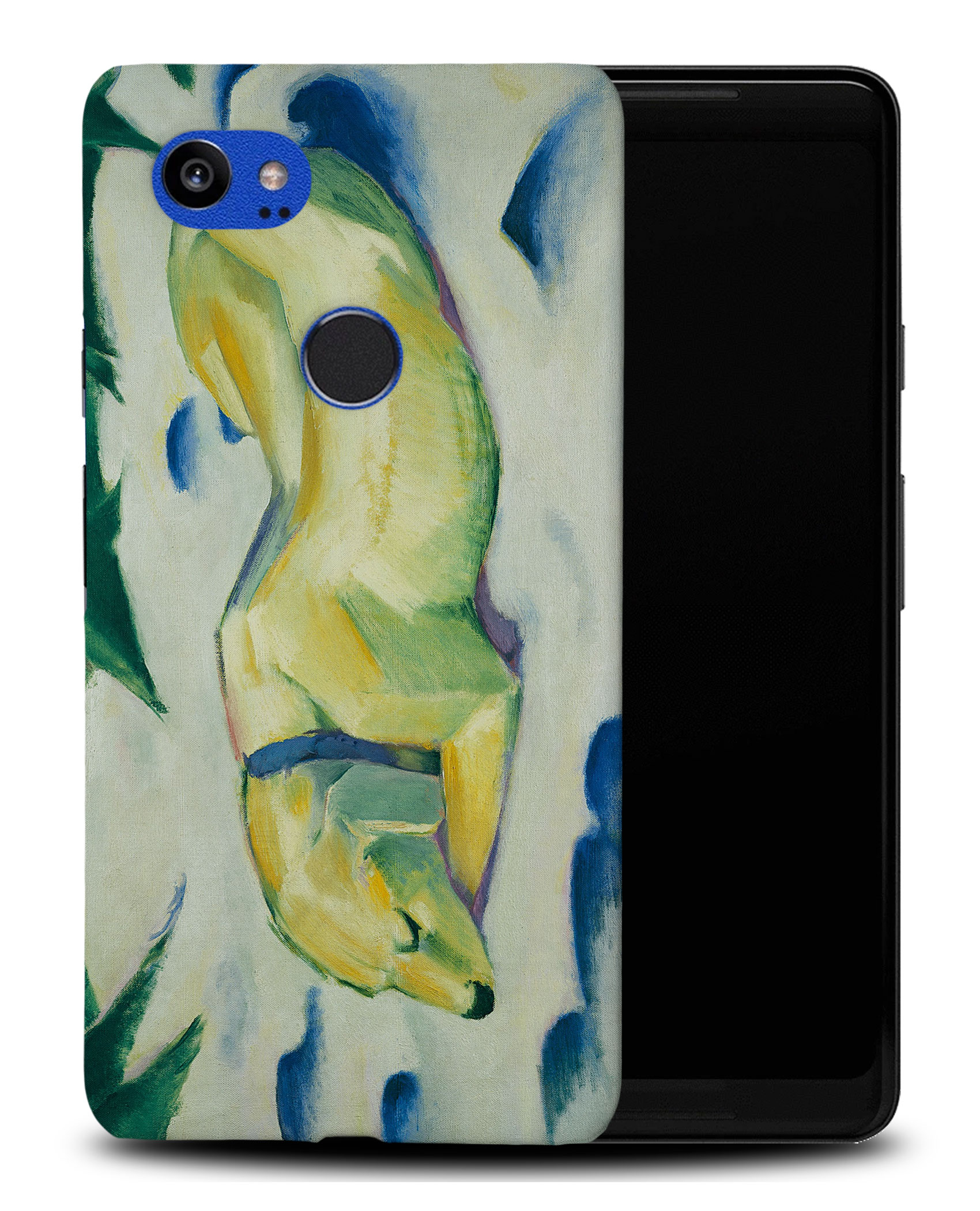 CASE COVER FOR GOOGLE PIXEL|FRANZ MARC - DOG LYING IN THE SNOW ART - Picture 8 of 11