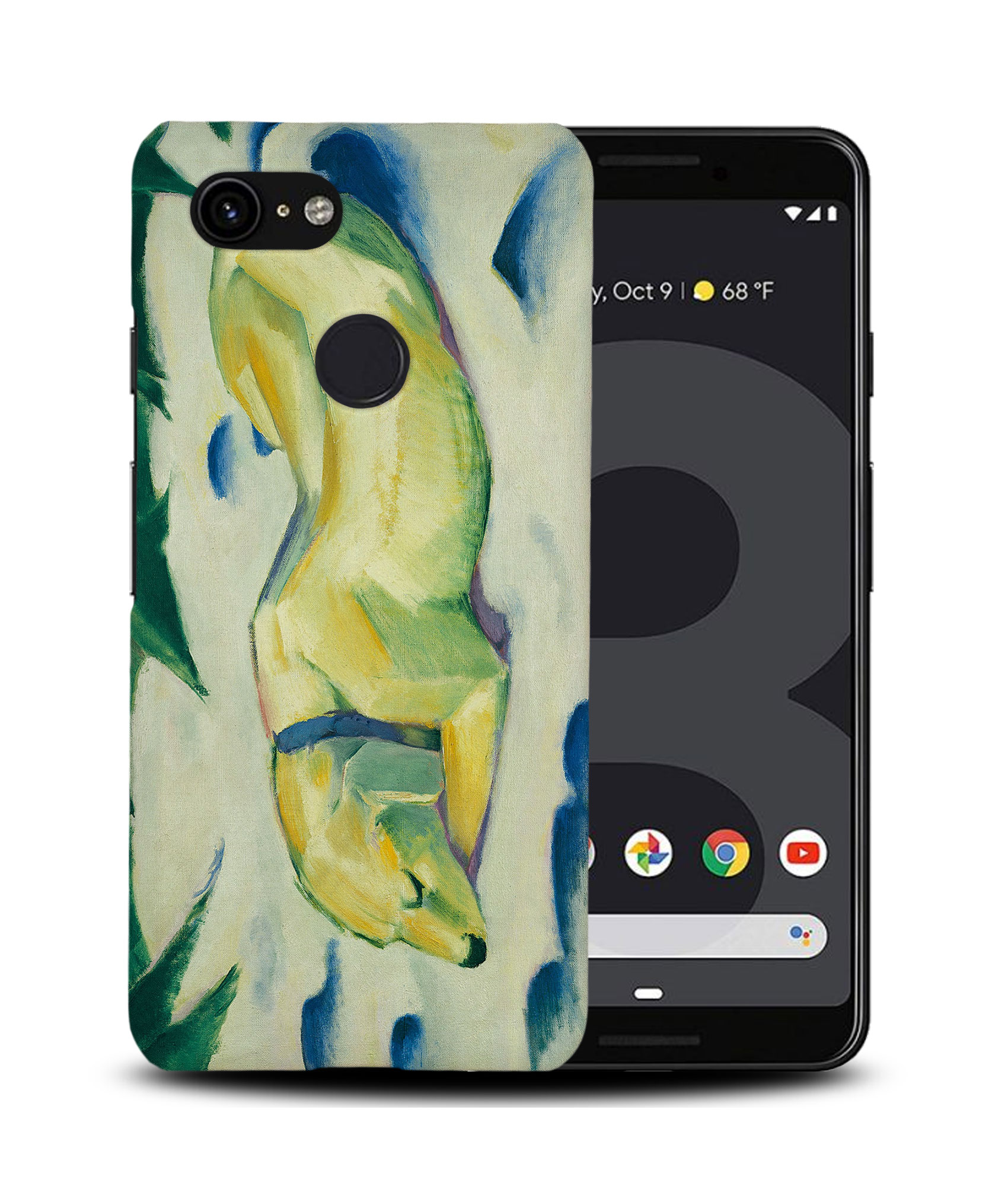 CASE COVER FOR GOOGLE PIXEL|FRANZ MARC - DOG LYING IN THE SNOW ART - Picture 7 of 11
