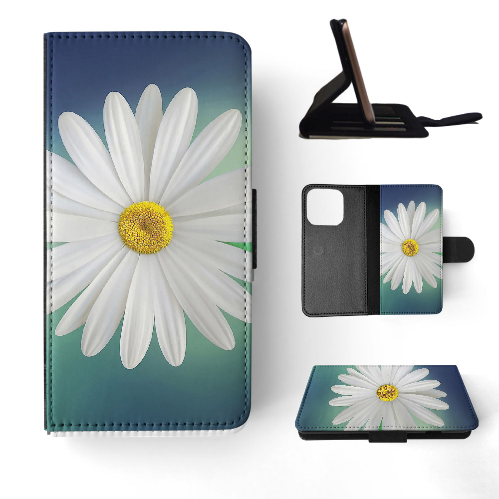 FLIP CASE FOR APPLE IPHONE|BEAUTIFUL DAISY FLOWER - Picture 31 of 193