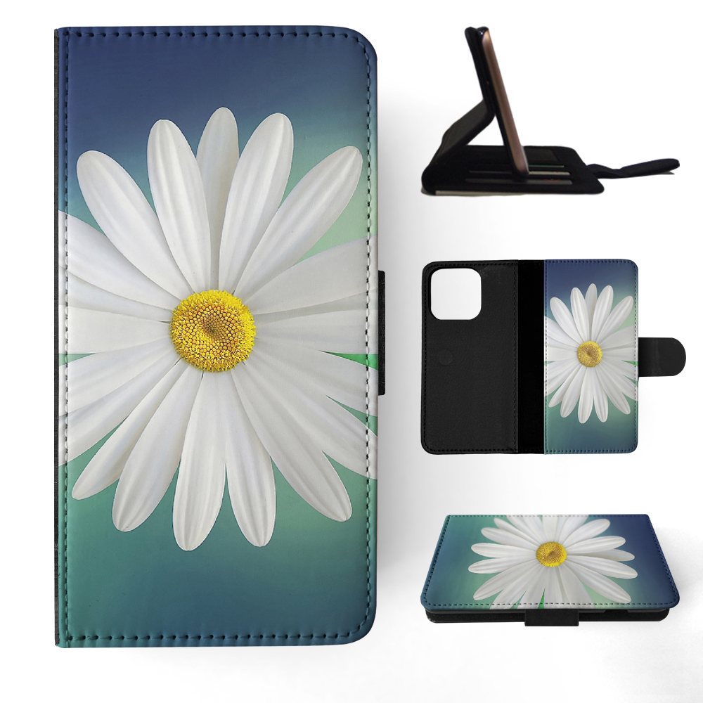 FLIP CASE FOR APPLE IPHONE|BEAUTIFUL DAISY FLOWER - Picture 11 of 193
