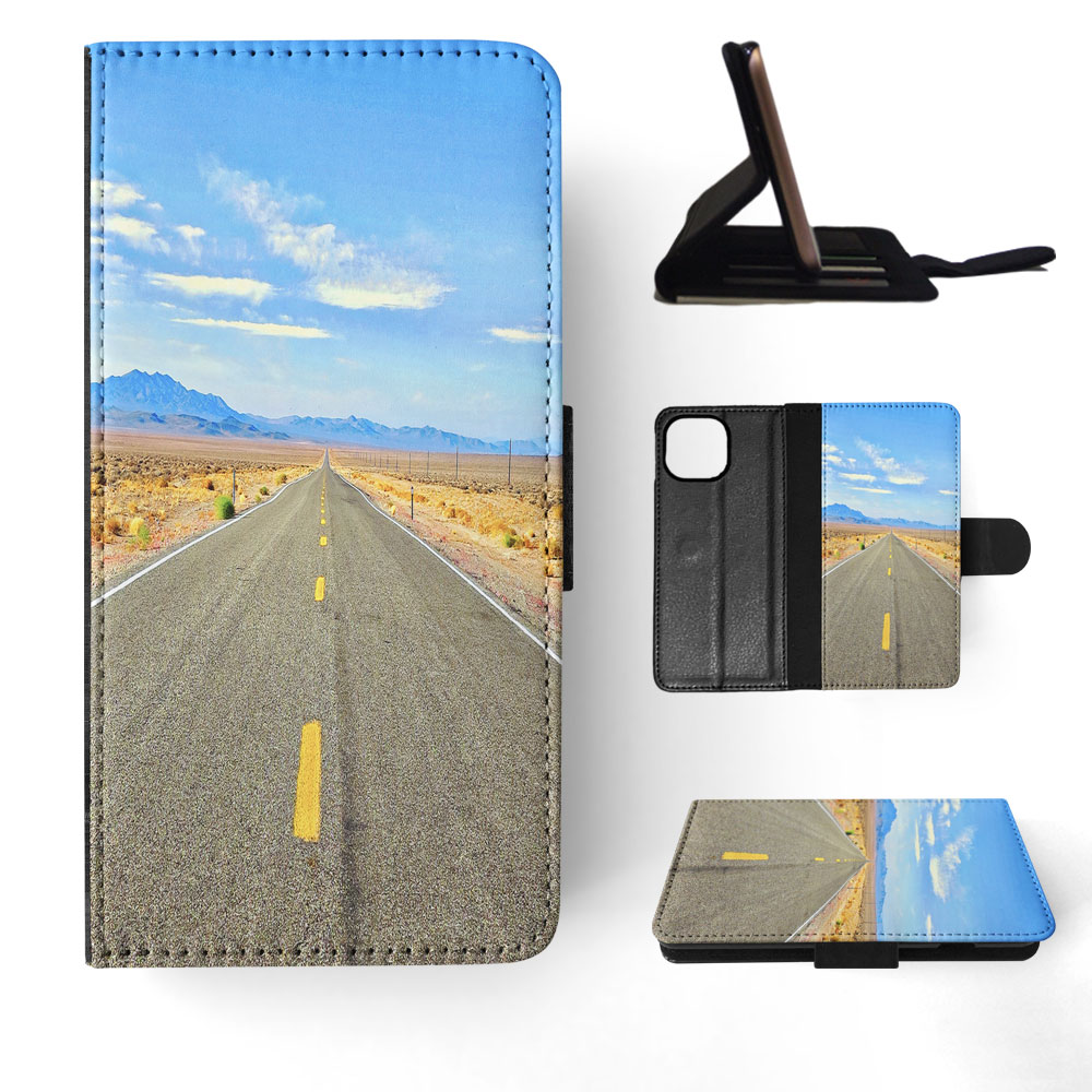 FLIP CASE FOR APPLE IPHONE|BEAUTIFUL DESERT COUNTRY ROAD #1 - 第 61/193 張圖片