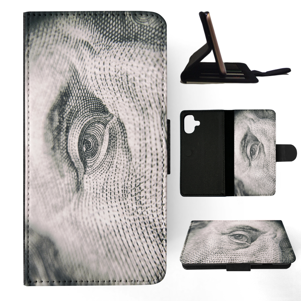 FLIP CASE FOR APPLE IPHONE|ZOOMED IN FACE MONEY - Picture 16 of 193