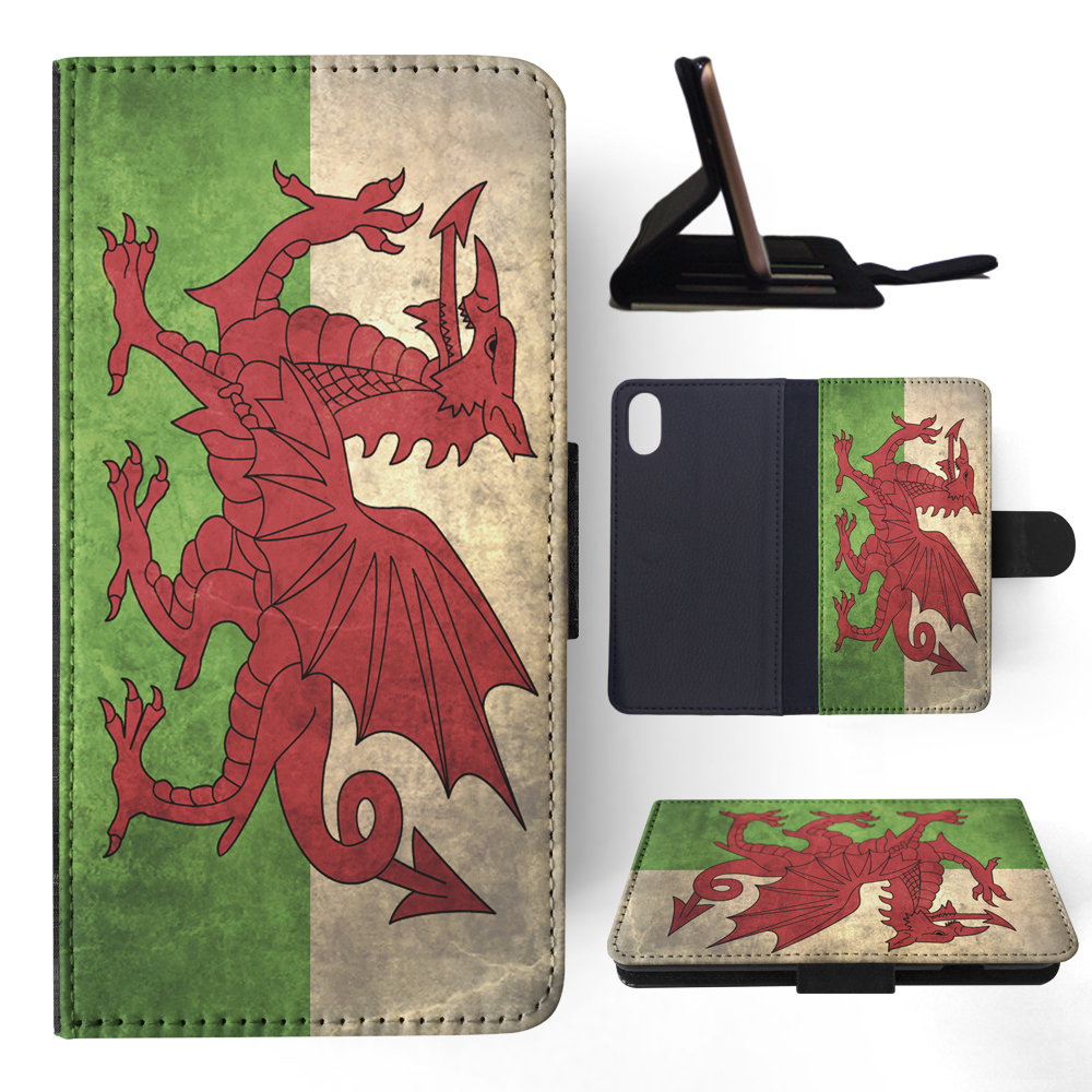 FLIP CASE FOR APPLE IPHONE|WALES COUNTRY FLAG - Foto 114 di 193