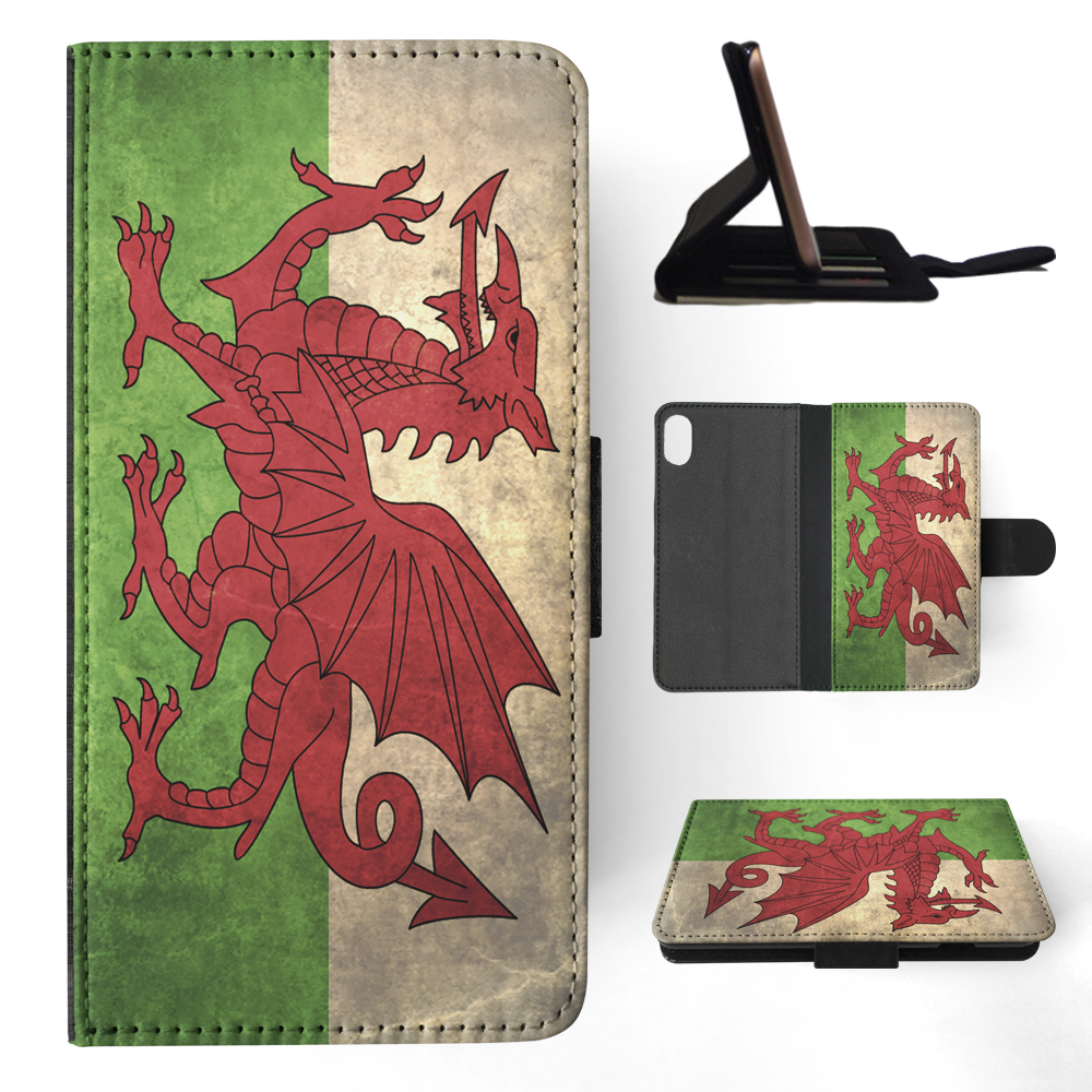 FLIP CASE FOR APPLE IPHONE|WALES COUNTRY FLAG - Foto 109 di 193