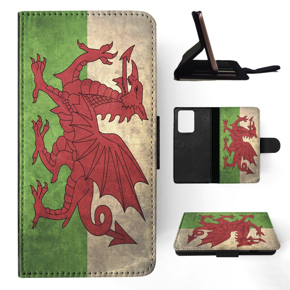 FLIP CASE FOR SAMSUNG GALAXY|WALES COUNTRY FLAG - Picture 66 of 120