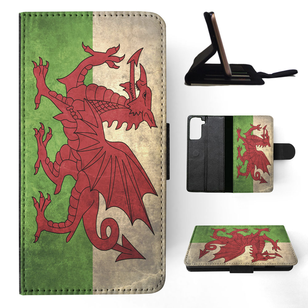 FLIP CASE FOR SAMSUNG GALAXY|WALES COUNTRY FLAG - Picture 61 of 120