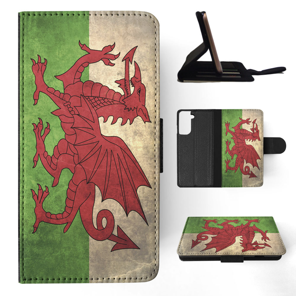 FLIP CASE FOR SAMSUNG GALAXY|WALES COUNTRY FLAG - Picture 56 of 120