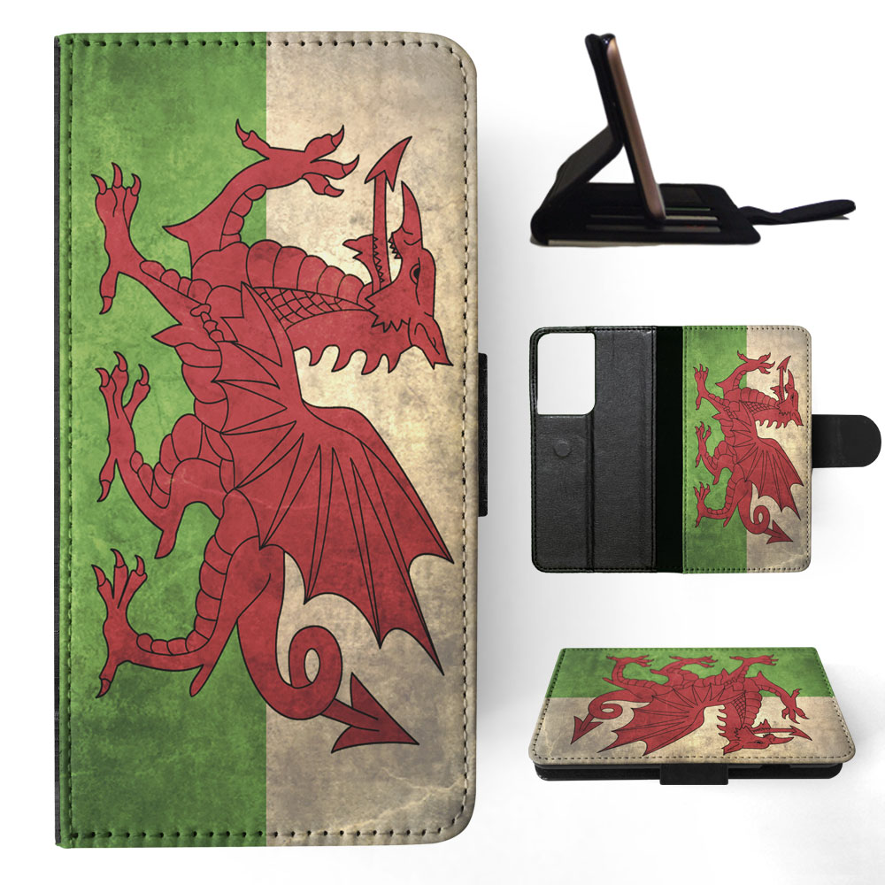 FLIP CASE FOR SAMSUNG GALAXY|WALES COUNTRY FLAG - Picture 51 of 120