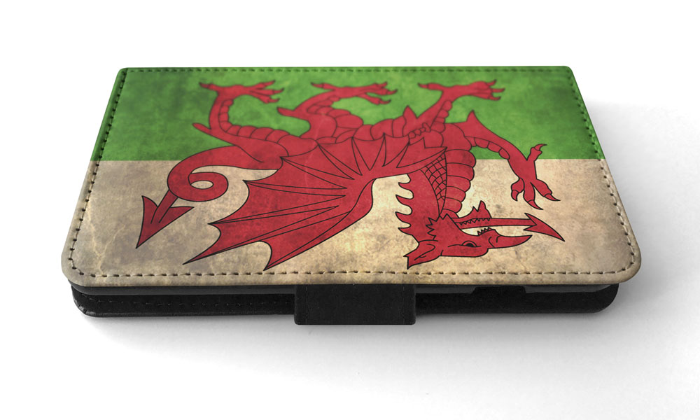 FLIP CASE FOR APPLE IPHONE|WALES COUNTRY FLAG - Foto 171 di 193
