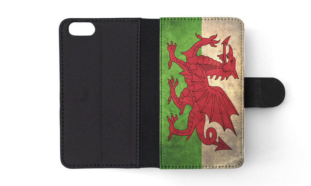 FLIP CASE FOR APPLE IPHONE|WALES COUNTRY FLAG - Foto 172 di 193