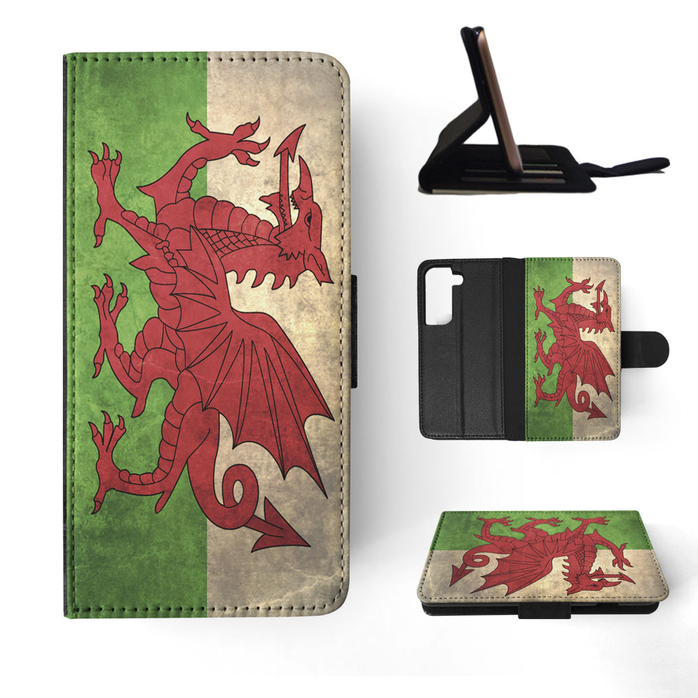 FLIP CASE FOR SAMSUNG GALAXY|WALES COUNTRY FLAG - Picture 46 of 120
