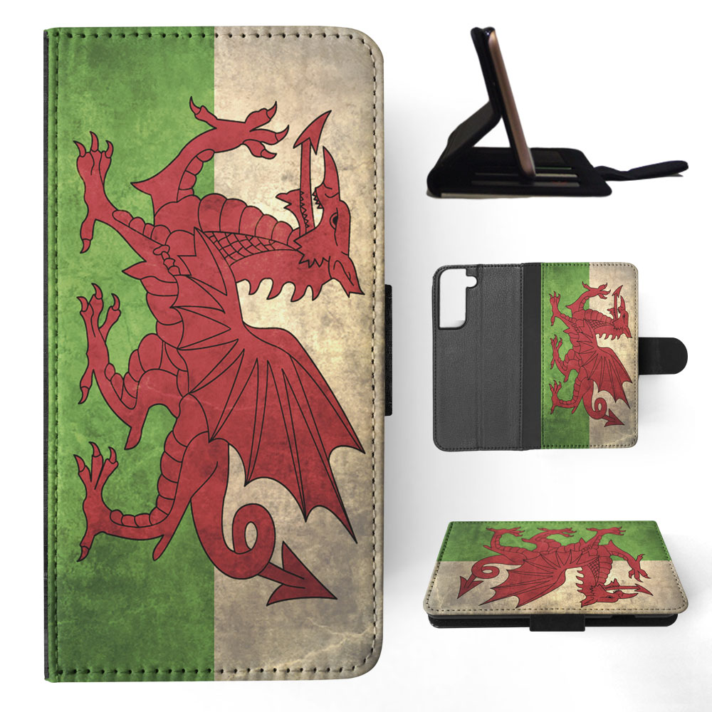 FLIP CASE FOR SAMSUNG GALAXY|WALES COUNTRY FLAG - Picture 41 of 120