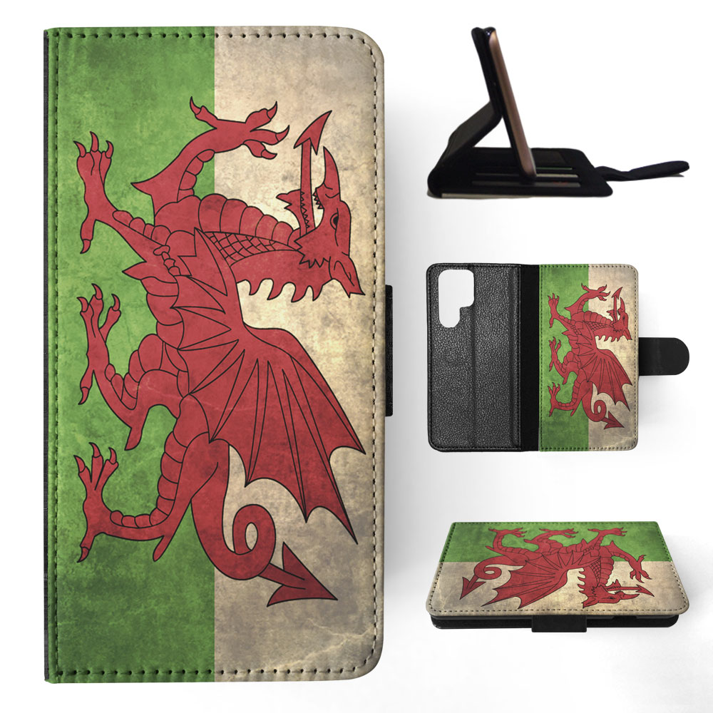 FLIP CASE FOR SAMSUNG GALAXY|WALES COUNTRY FLAG - Picture 36 of 120