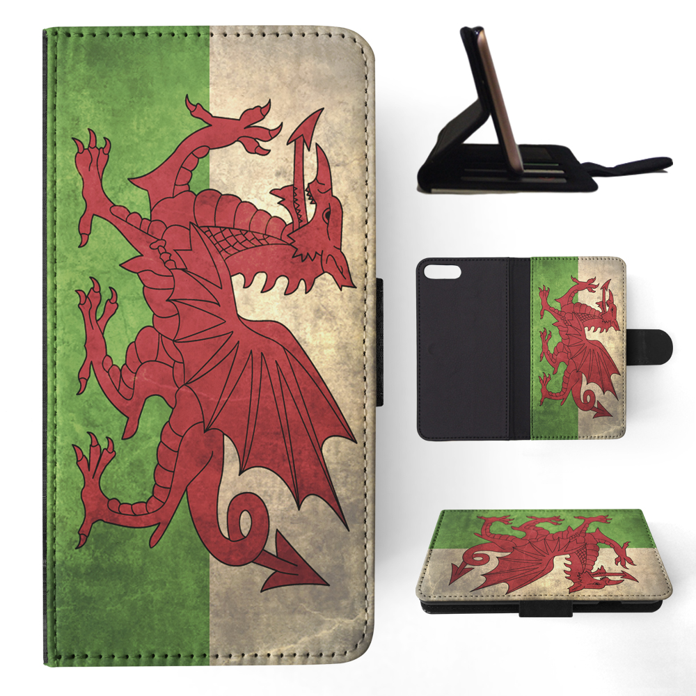 FLIP CASE FOR APPLE IPHONE|WALES COUNTRY FLAG - Foto 129 di 193