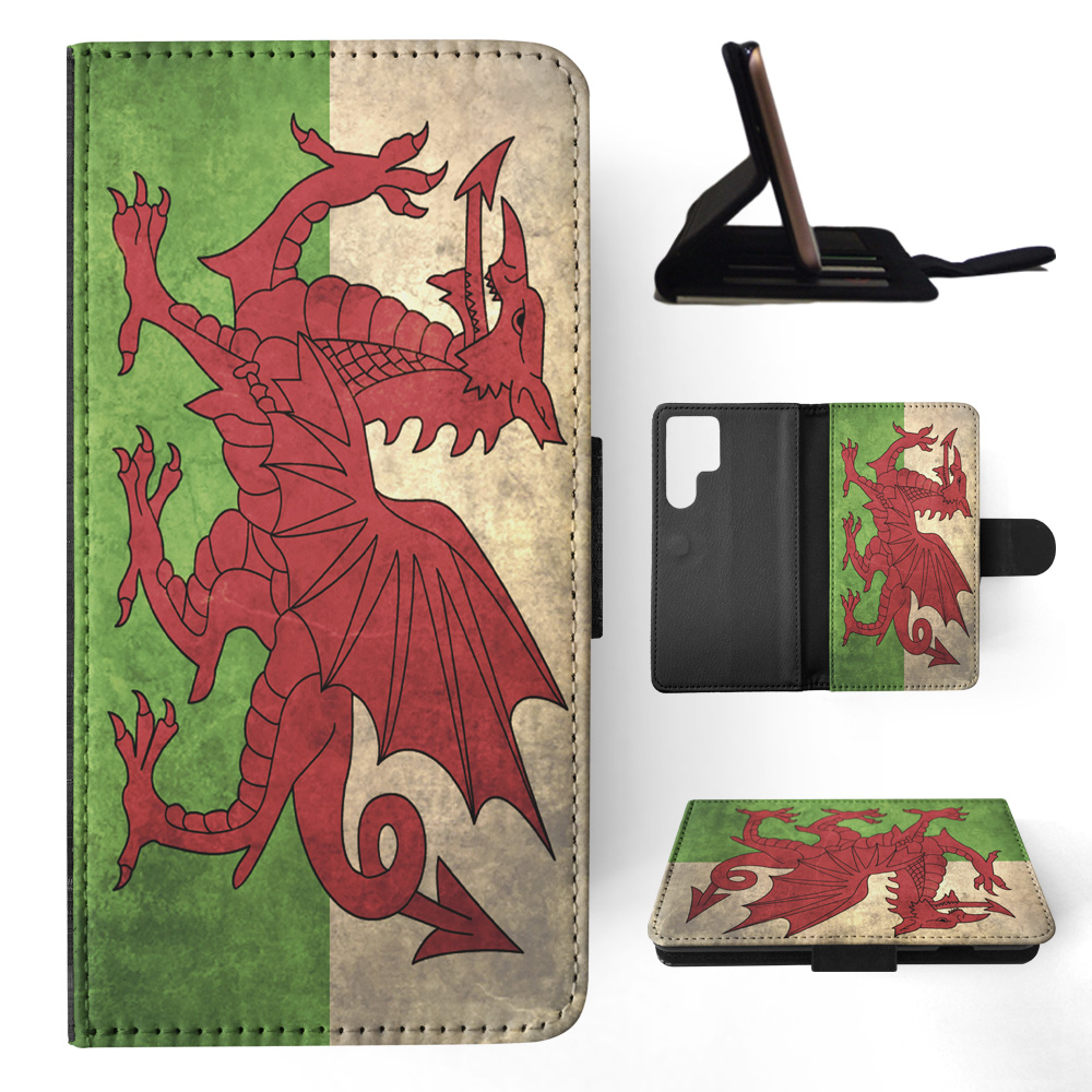 FLIP CASE FOR SAMSUNG GALAXY|WALES COUNTRY FLAG - Picture 6 of 120