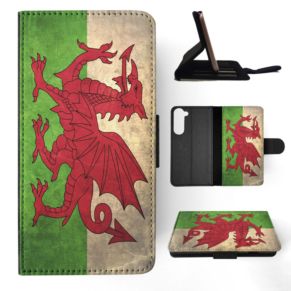 FLIP CASE FOR SAMSUNG GALAXY|WALES COUNTRY FLAG - Picture 26 of 120