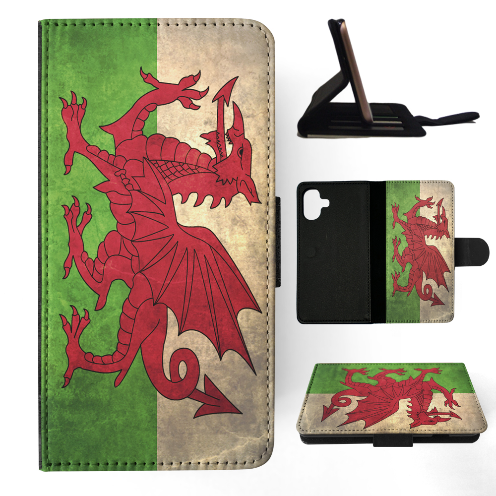 FLIP CASE FOR APPLE IPHONE|WALES COUNTRY FLAG - Foto 16 di 193