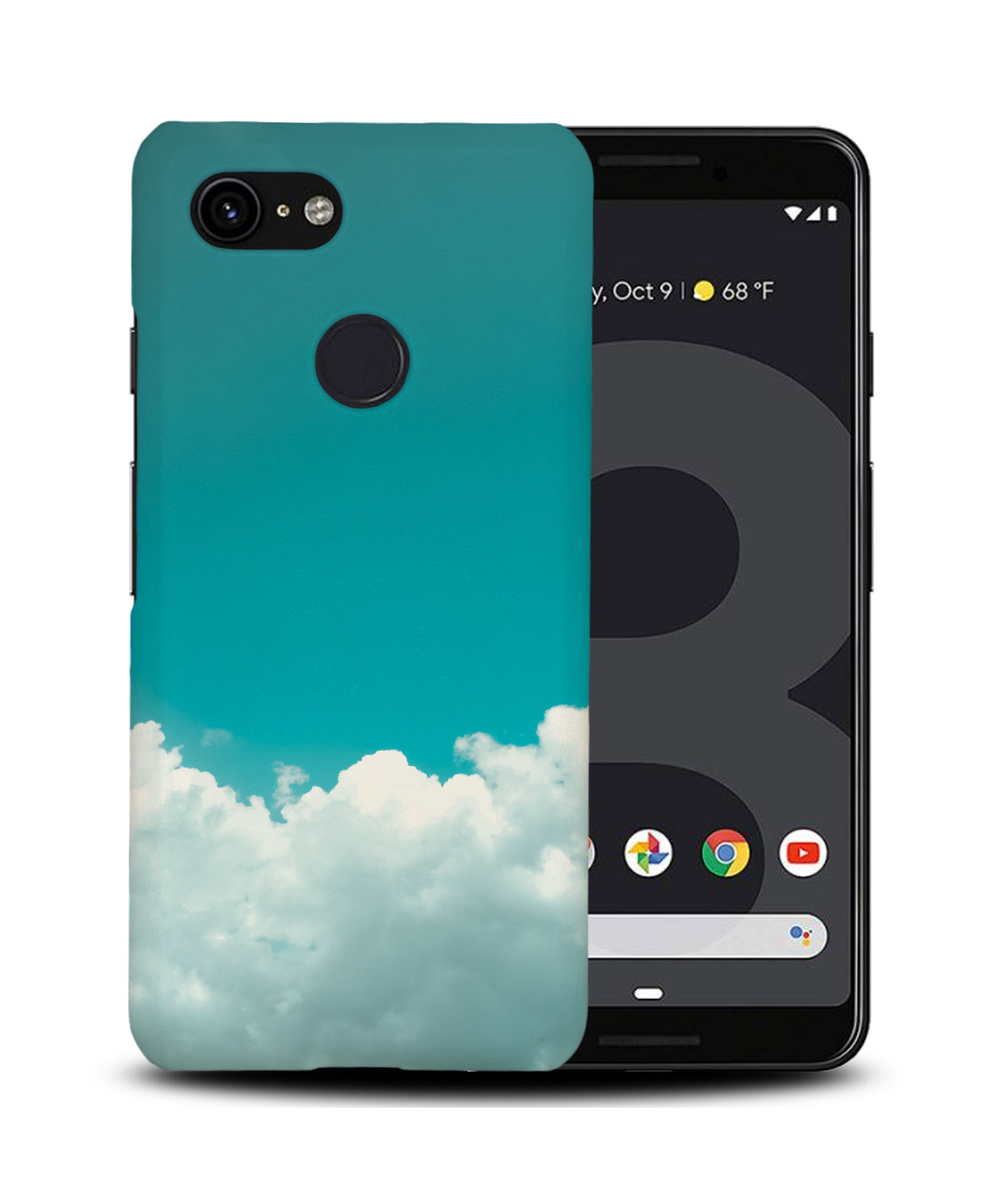 CASE COVER FOR GOOGLE PIXEL|AQUA CLOUDY SKIES - 第 7/11 張圖片