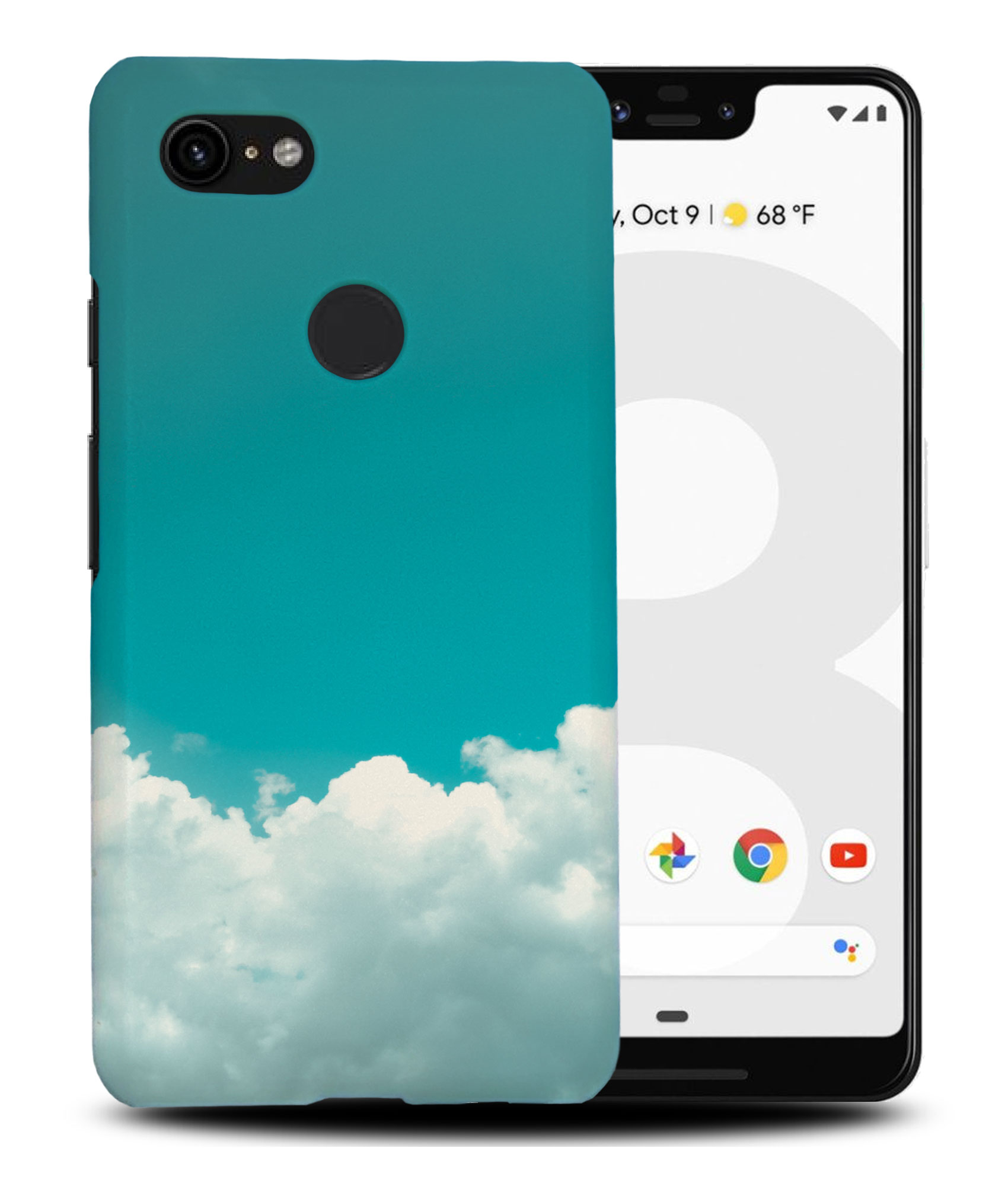 CASE COVER FOR GOOGLE PIXEL|AQUA CLOUDY SKIES - 第 6/11 張圖片