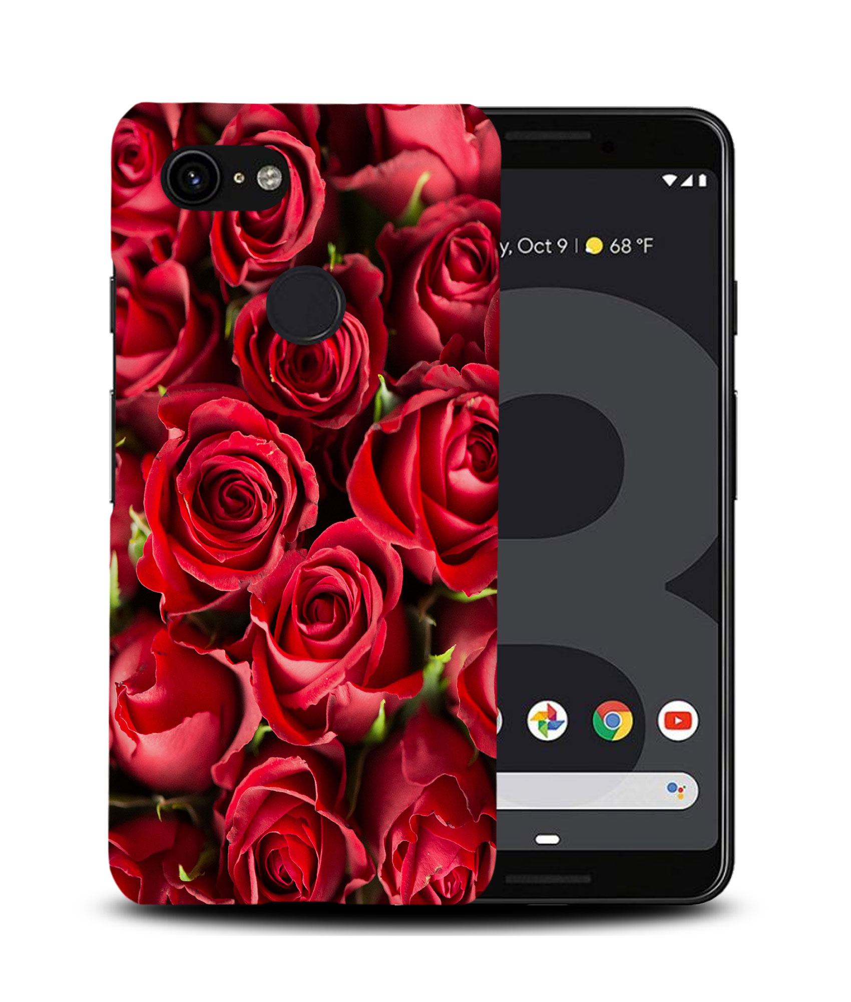FUNDA FUNDA PARA GOOGLE PIXEL|PAPEL PINTADO ROSA ROJO #1 - Imagen 7 de 11