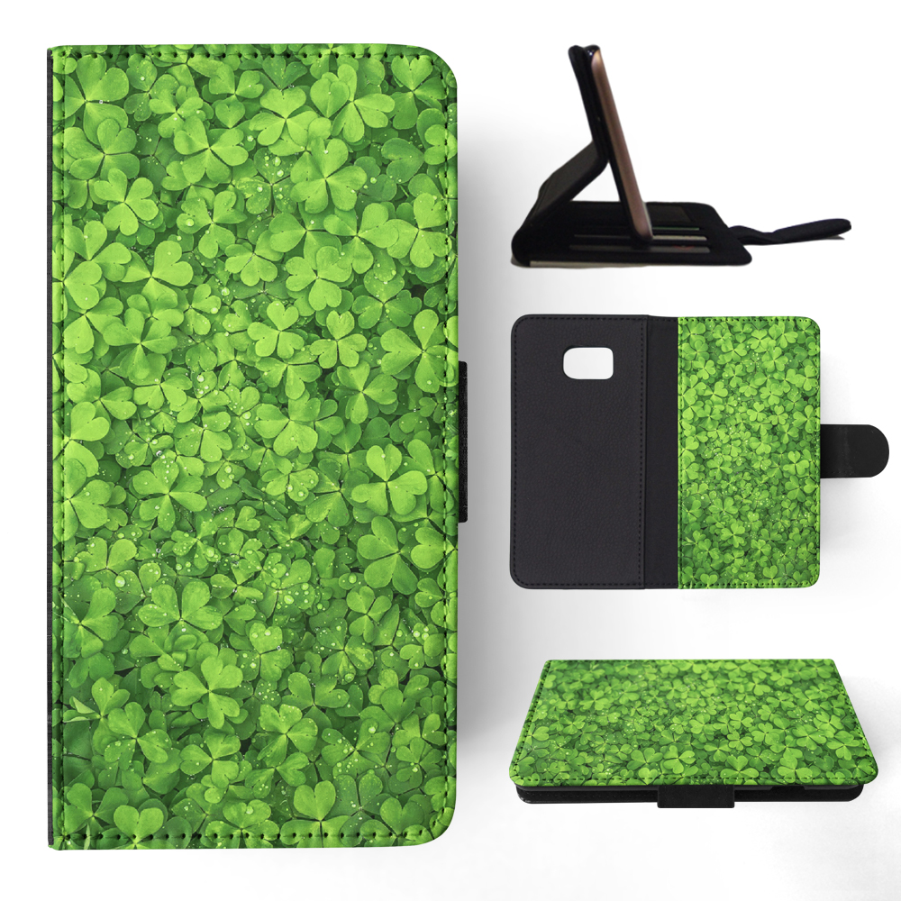 FLIP CASE FOR SAMSUNG GALAXY|LUCKY IRISH FOUR LEAF CLOVER - Picture 111 of 120