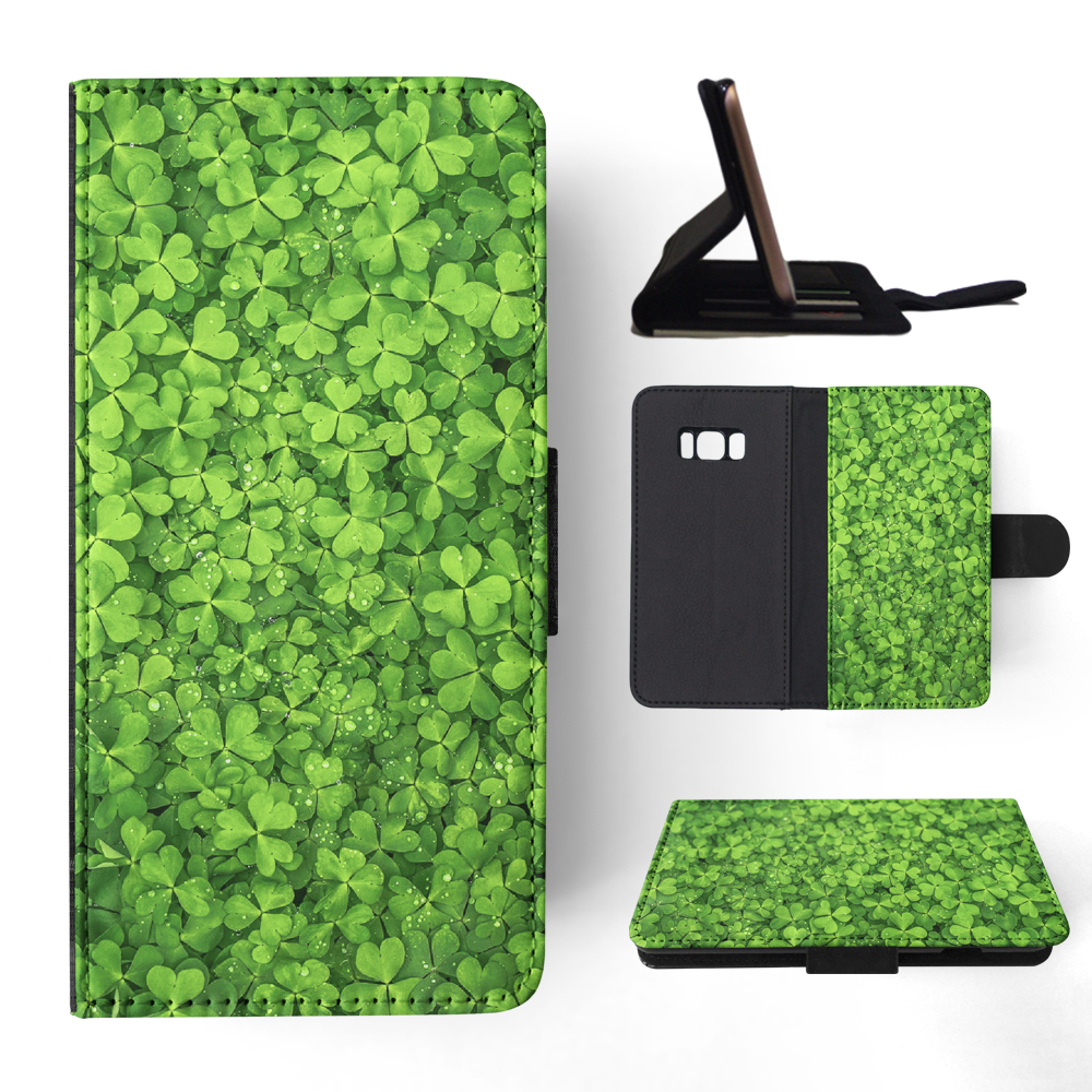 FLIP CASE FOR SAMSUNG GALAXY|LUCKY IRISH FOUR LEAF CLOVER - Picture 106 of 120