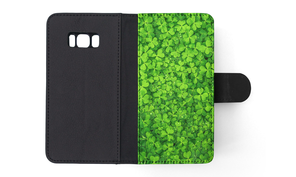 FLIP CASE FOR SAMSUNG GALAXY|LUCKY IRISH FOUR LEAF CLOVER - Picture 109 of 120