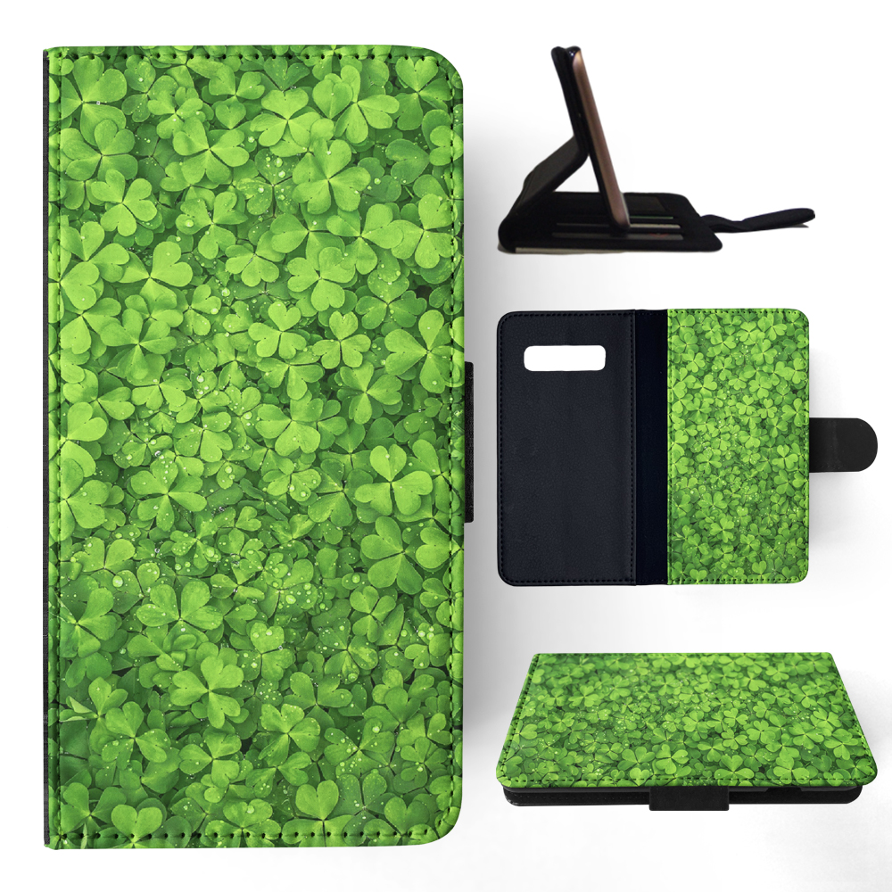 FLIP CASE FOR SAMSUNG GALAXY|LUCKY IRISH FOUR LEAF CLOVER - Picture 81 of 120