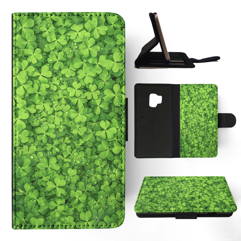 FLIP CASE FOR SAMSUNG GALAXY|LUCKY IRISH FOUR LEAF CLOVER - Picture 91 of 120