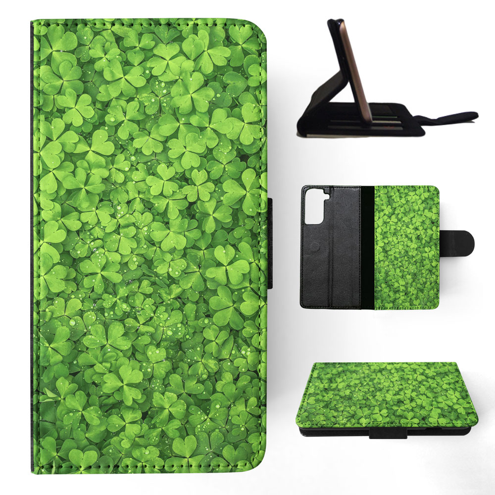 FLIP CASE FOR SAMSUNG GALAXY|LUCKY IRISH FOUR LEAF CLOVER - Picture 61 of 120