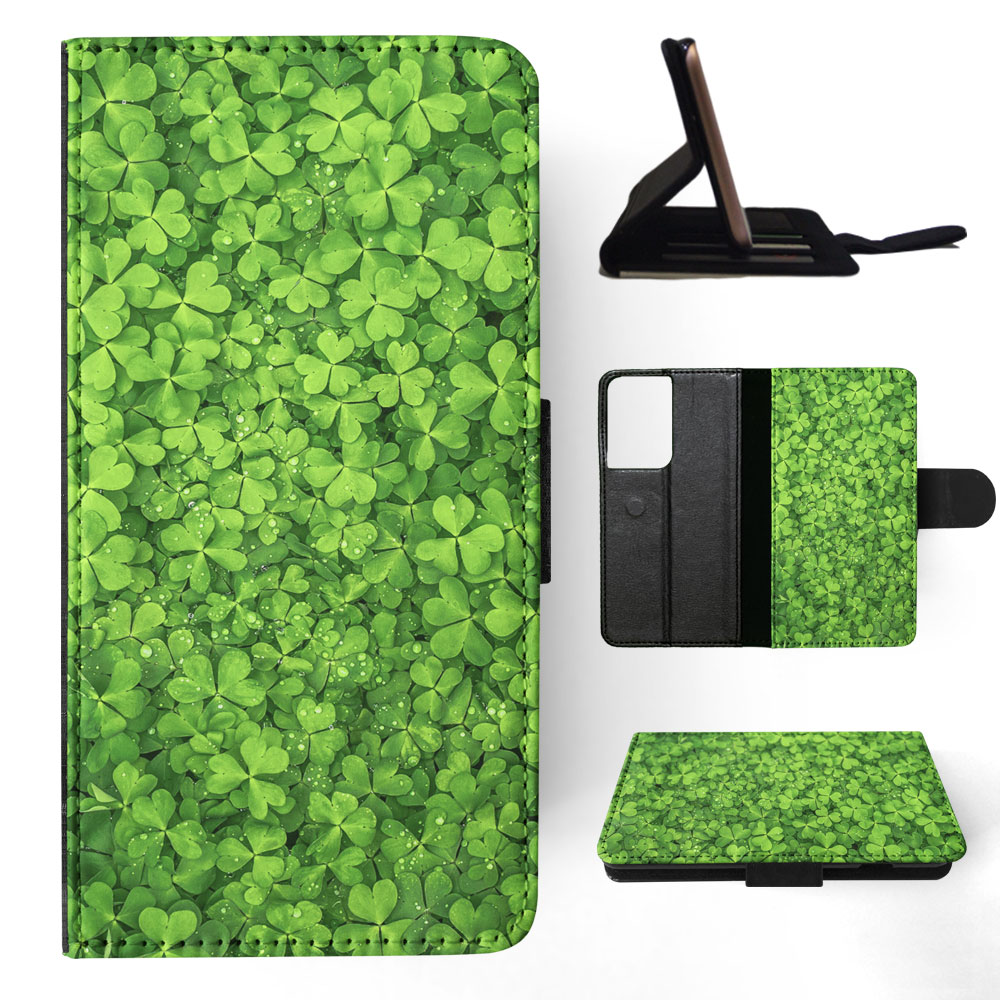 FLIP CASE FOR SAMSUNG GALAXY|LUCKY IRISH FOUR LEAF CLOVER - Picture 51 of 120