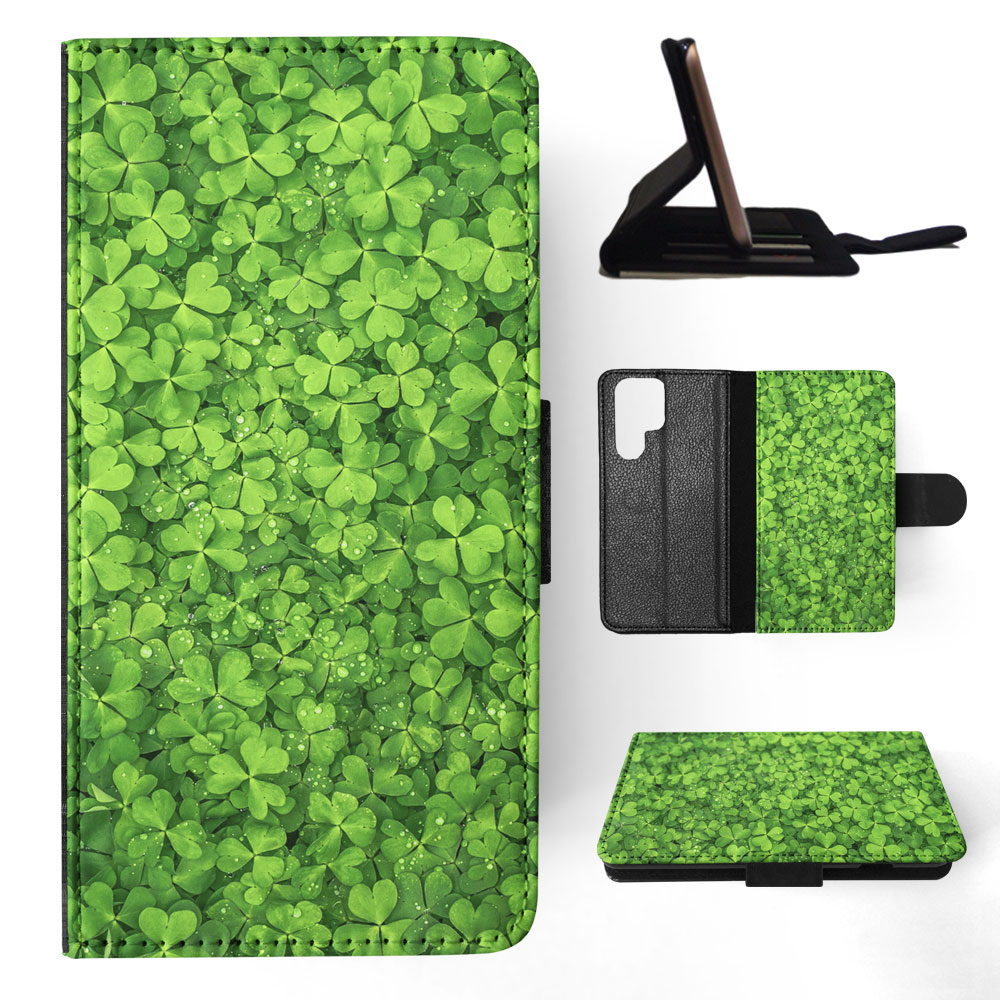 FLIP CASE FOR SAMSUNG GALAXY|LUCKY IRISH FOUR LEAF CLOVER - Picture 36 of 120