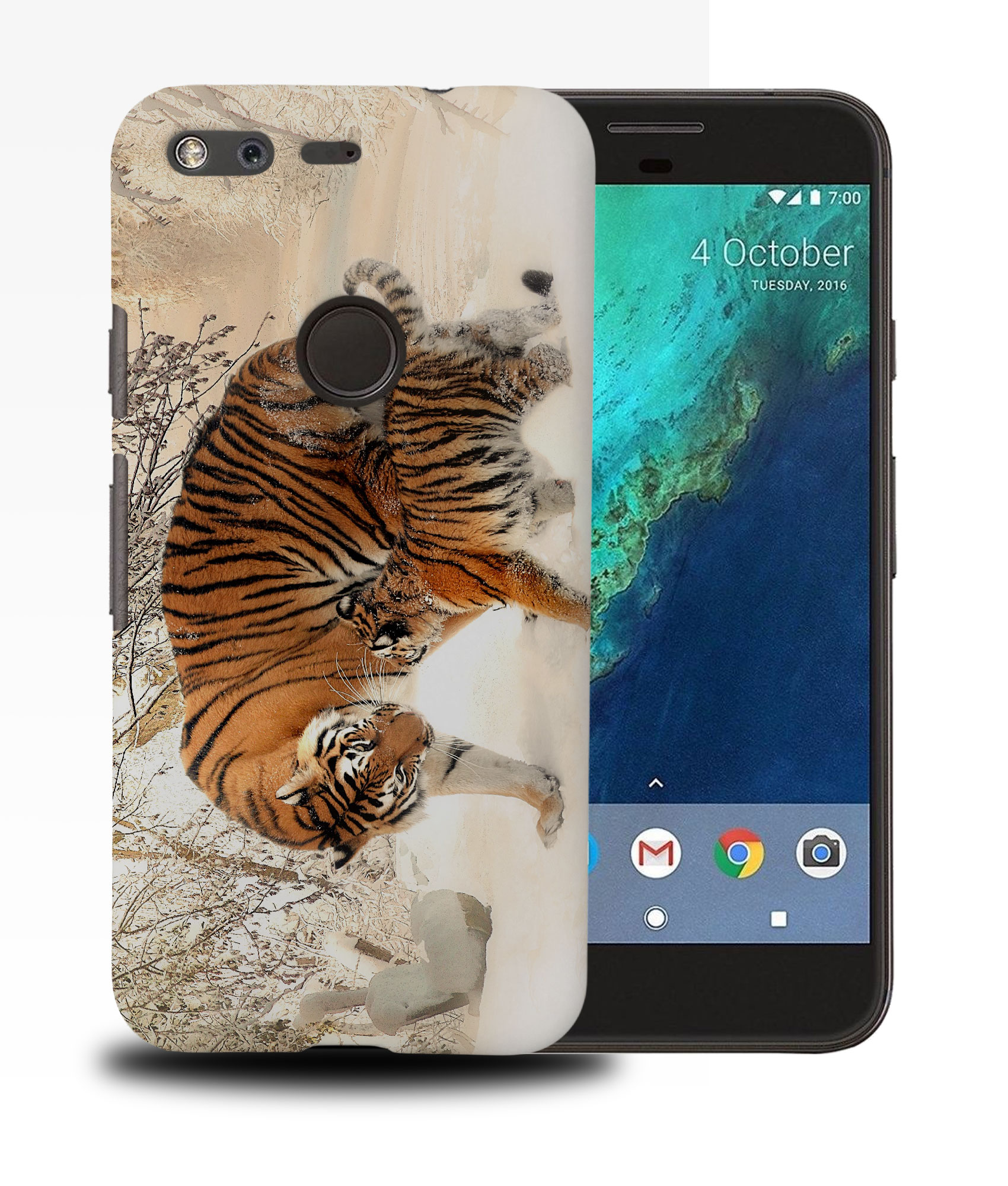 FUNDA FUNDA PARA GOOGLE PIXEL|ANIMAL TIGRE AFRICANO CON CACHORRO - Imagen 11 de 11