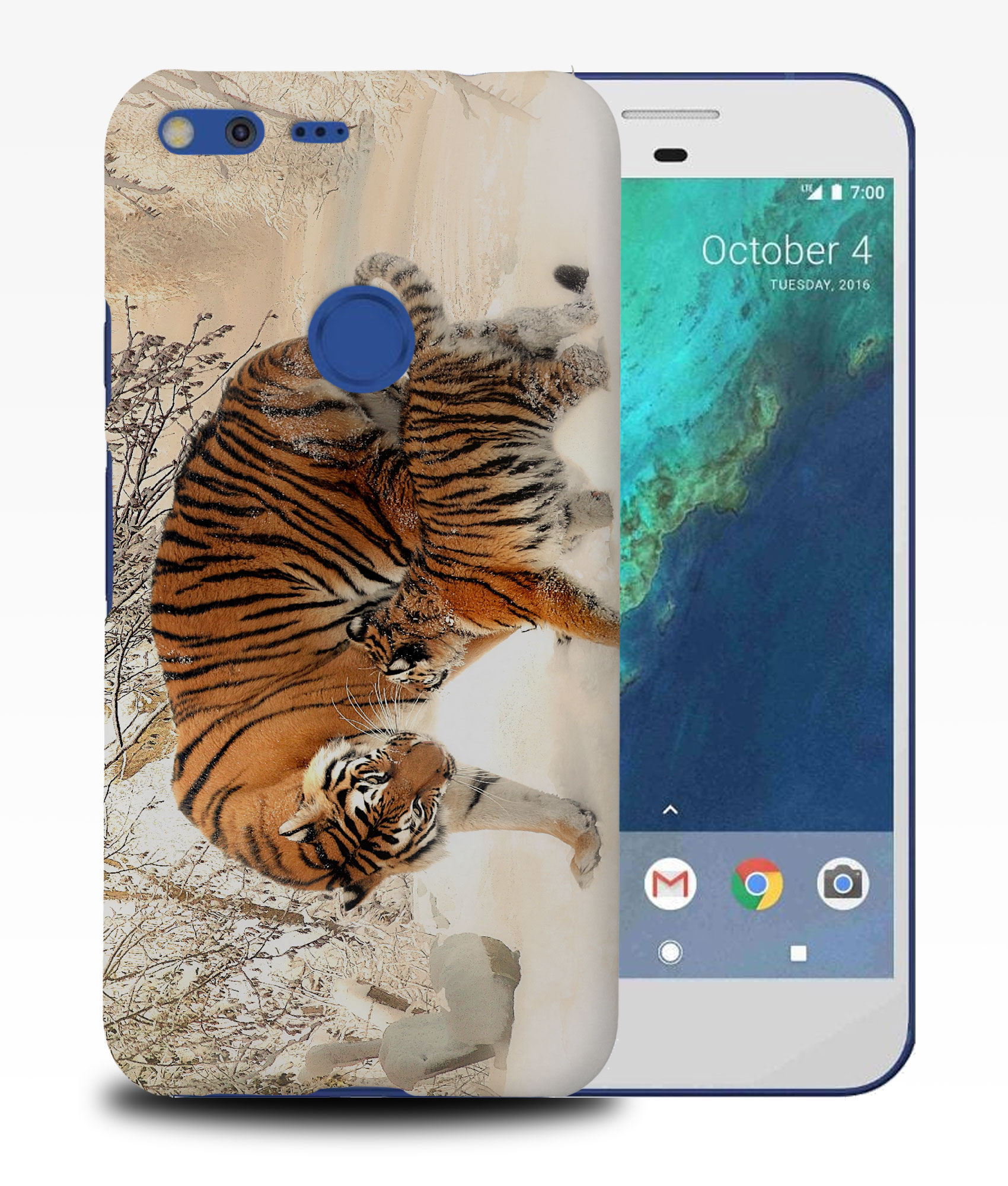 FUNDA FUNDA PARA GOOGLE PIXEL|ANIMAL TIGRE AFRICANO CON CACHORRO - Imagen 10 de 11