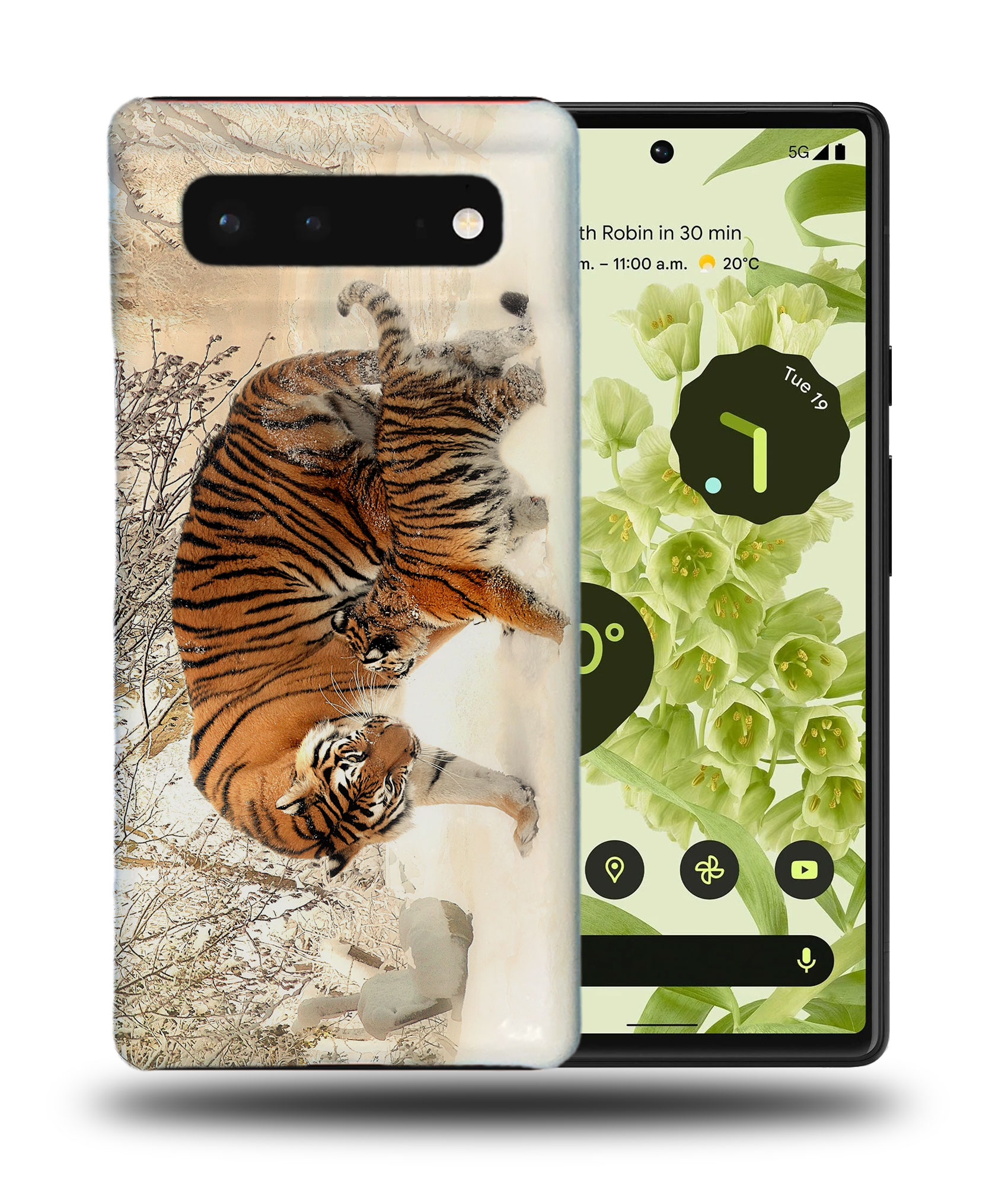 FUNDA FUNDA PARA GOOGLE PIXEL|ANIMAL TIGRE AFRICANO CON CACHORRO - Imagen 3 de 11